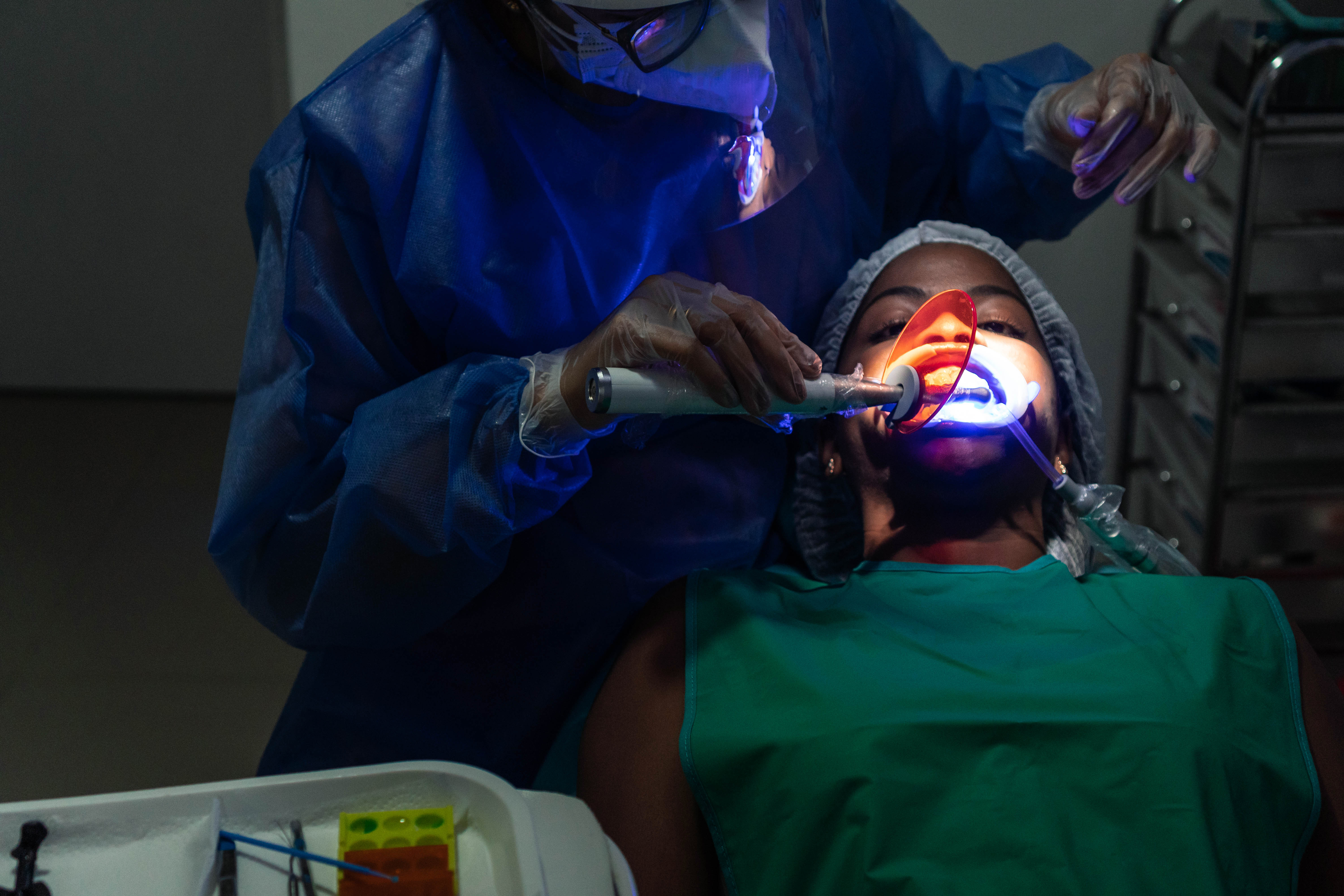 PrimeCare dentist consulting with patient